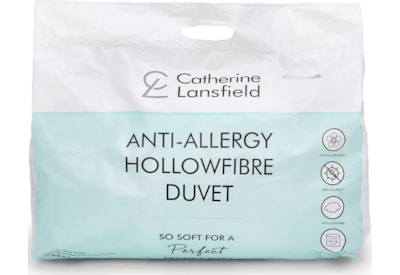 Catherine Lansfield Anti Allergy Cl Home 13.5 Tog Hollowfibre Duvet Single (BD/5
