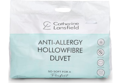 Catherine Lansfield Anti Allergy Cl Home 13.5 Tog Hollowfibre Duvet Single Catherine Lansfield Anti Allergy Cl Home 13.5 Tog Hollowfibre Duvet Single