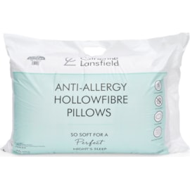 Catherine Lansfield Anti Allergy Pillows Pair Wht (BD/57497/W/PW2/WH)