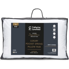 Catherine Lansfield Spring Pillow Wht (BD/57511/W/PW/WH)