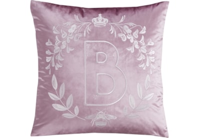 Catherine Lansfield Regency Crown Cushion Lilac 45x45 (DS/57628/R/CU45/LI)