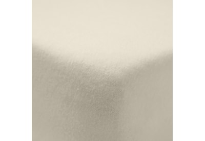 Brushed Cotton Fitted Sheet Cream King (BD/57738/W/KFD/CR)