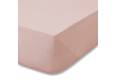 Brushed Cotton Fitted Sheet Pink Single (BD/57738/W/SFD/PK)