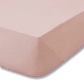 Brushed Cotton Fitted Sheet Pink Double (BD/57738/W/DFD/PK)