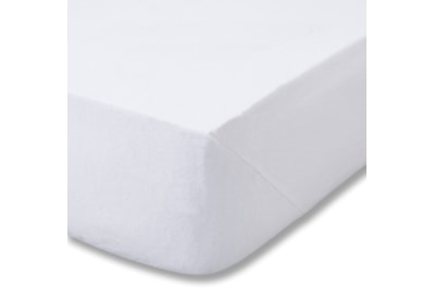 Catherine Lansfield Brushed Cotton Fitted Sheet White Single Catherine Lansfield Brushed Cotton Fitted Sheet White Single