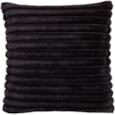 Catherine Lansfield Cosy Ribbed Cushion Black 45x45 (DS/57795/W/CU45/BK)