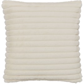 Catherine Lansfield Cosy Ribbed Cushion Cream 45x45 (DS/57795/W/CU45/CR)