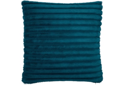 Catherine Lansfield Cosy Ribbed Cushion Teal 45x45 (DS/57795/W/CU45/TEA)