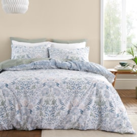 Bianca Hedgerow Hopper Blue Duvet Set Double Bianca Hedgerow Hopper Blue Duvet Set Double