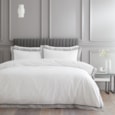 Bianca Mayfair Whte / Silver Duvet Set Double Bianca Mayfair Whte / Silver Duvet Set Double