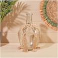 Glass Vase With Cotton Weave Decoration (5NH100)