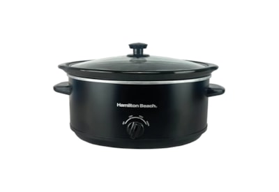 Hamilton Beach 6.5l Manual Slow Cooker Black Hamilton Beach 6.5l Manual Slow Cooker Black