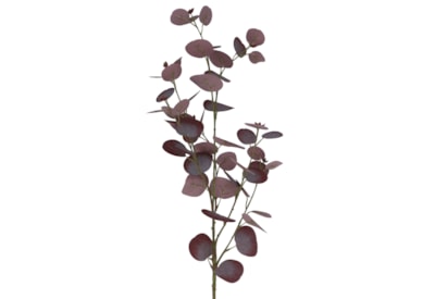 Gisela Graham Purple Eucalyptus Branch 95cm