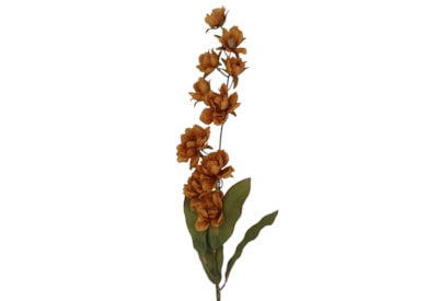 Gisela Graham Antique Yellow Mini Dbl Magnolia Stem 84cm