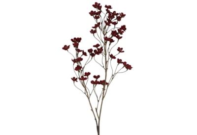 Gisela Graham Antique Burgundy Plum Blossom Branch 92cm