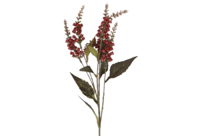 Gisela Graham Burgundy Mini Bell Flower Spray 55cm