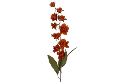 Gisela Graham Antique Orange Mini Dbl Magnolia Stem 84cm