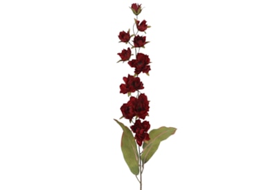 Gisela Graham Antique Burgundy Mini Dbl Magnolia Stem 84cm Gisela Graham Antique Burgundy Mini Dbl Magnolia Stem 84cm