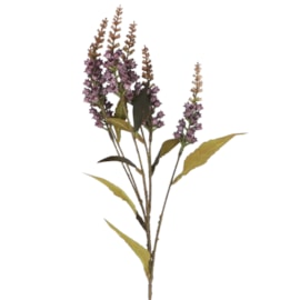 Gisela Graham Purple Mini Bell Flower Spray 55cm Gisela Graham Purple Mini Bell Flower Spray 55cm