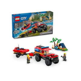 Lego® City 4x4 Fire Truck with Rescue Boat (60412)