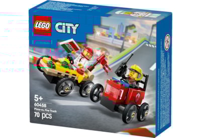 Lego® City Pizza vs. Fire Truck Race Car Pack Lego® City Pizza vs. Fire Truck Race Car Pack