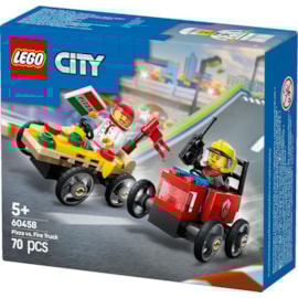 Lego® City Pizza vs. Fire Truck Race Car Pack Lego® City Pizza vs. Fire Truck Race Car Pack