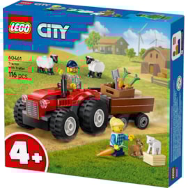Lego® City Red Farm Tractor with Trailer & Sheep Lego® City Red Farm Tractor with Trailer & Sheep