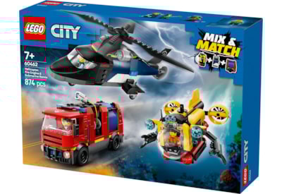 Lego® City Helicopter Firetruck & Submarine Remix Lego® City Helicopter Firetruck & Submarine Remix