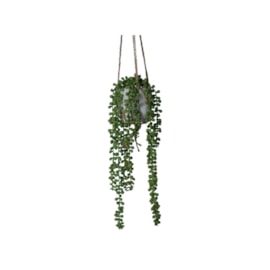 Gisela Graham String Of Pearls Mini Hanging Plant 43cm Gisela Graham String Of Pearls Mini Hanging Plant 43cm