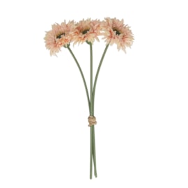Gisela Graham Pink Gerbera Pick Bunch 26X10X9Cm