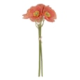Gisela Graham Coral Pink Poppy Pick Bunch 27X11X4Cm Gisela Graham Coral Pink Poppy Pick Bunch 27X11X4Cm