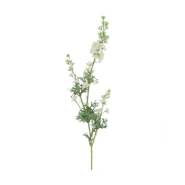 Gisela Graham White Fine Delphinium Spray 82cm Gisela Graham White Fine Delphinium Spray 82cm