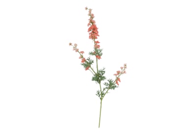 Gisela Graham Coral Pink Fine Delphinium Spray 82cm Gisela Graham Coral Pink Fine Delphinium Spray 82cm