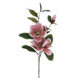 Gisela Graham Dusky Pink Magnolia Spray  84X25X12Cm