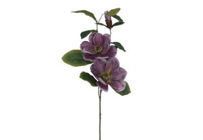 Gisela Graham Blue Magnolia Spray 84X25X12Cm Gisela Graham Blue Magnolia Spray 84X25X12Cm