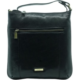 Nova Leather Cross Body Bag Black (6126BLACK)