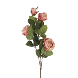 Gisela Graham Antique Pink Roses Spray 70cm Gisela Graham Antique Pink Roses Spray 70cm