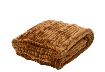 Throw Irregular Stripe Dark Brown 170cm Throw Irregular Stripe Dark Brown 170cm