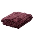 Throw Irregular Stripe Burgundy 170cm Throw Irregular Stripe Burgundy 170cm