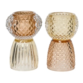 Tealightholder Spray Color Asstd 13.5cm Tealightholder Spray Color Asstd 13.5cm