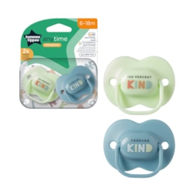 Tommee Tippee Anytime Soother 6-18months 2pk Tommee Tippee Anytime Soother 6-18months 2pk