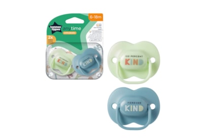 Tommee Tippee Anytime Soother  6-18months 2pk (TT433544)