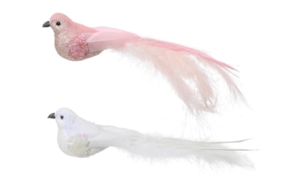 Foam Bird With Clip Asstd 18cm Foam Bird With Clip Asstd 18cm