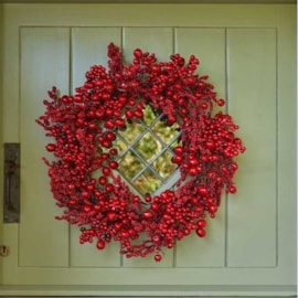 Three Kings Berry Burst Wreath 40cm (2543002)