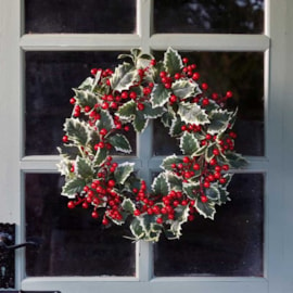 Three Kings Holly Berry Wreath 40cm (2543003)