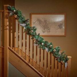 Three Kings Baubly Garland Gold 180cm (2543103)