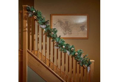 Three Kings Baubly Garland Gold 180cm