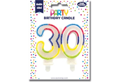 30th Birthday Candle (6834-30C)
