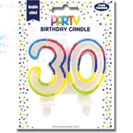 30th Birthday Candle 30th Birthday Candle