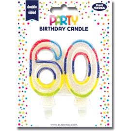 60th Birthday Candle (6834-60C)